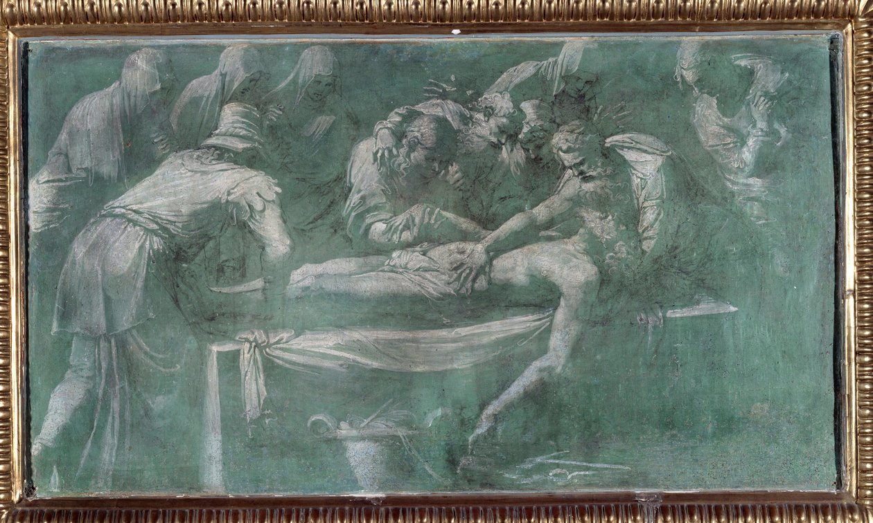 Graflegging van Jezus door Perino del Vaga