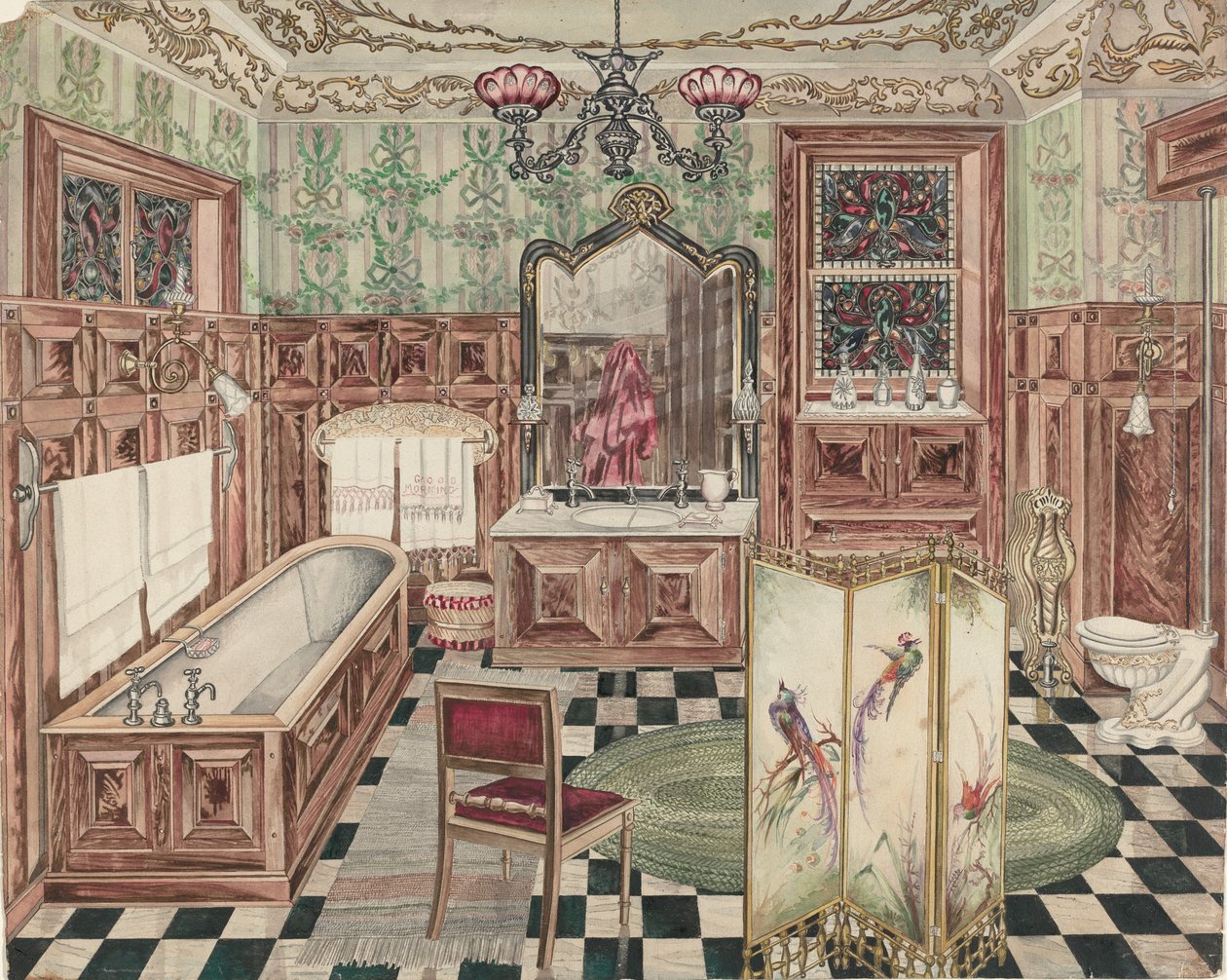 Badkamer, 1935-1942 door Perkins Harnly