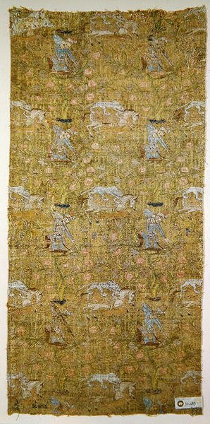 Tapijt met een jachttafereel, Safavid-dynastie door Persian School