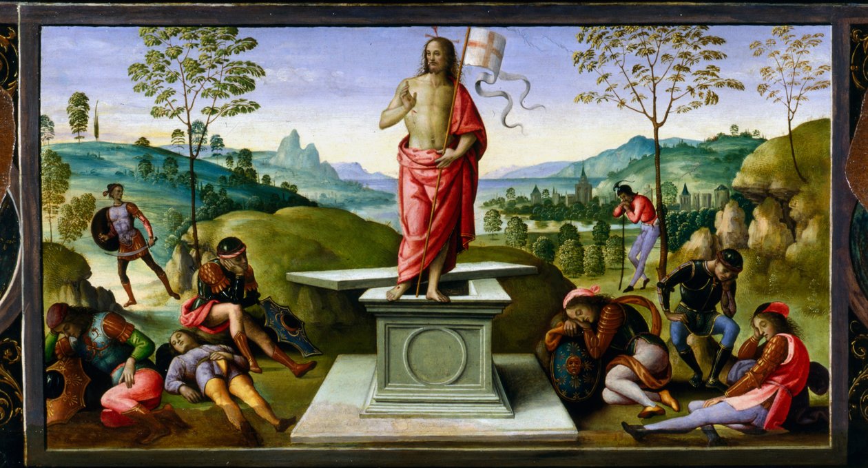 Opstanding van Christus, 1495 door Perugino