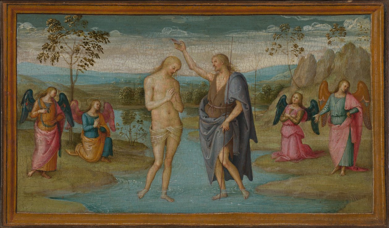 De doop van Christus door Perugino