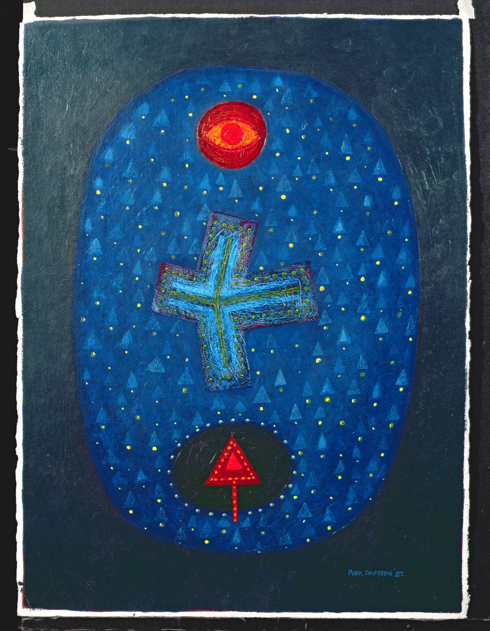 Vormen in een Ovaal, 1987 door Peter Davidson
