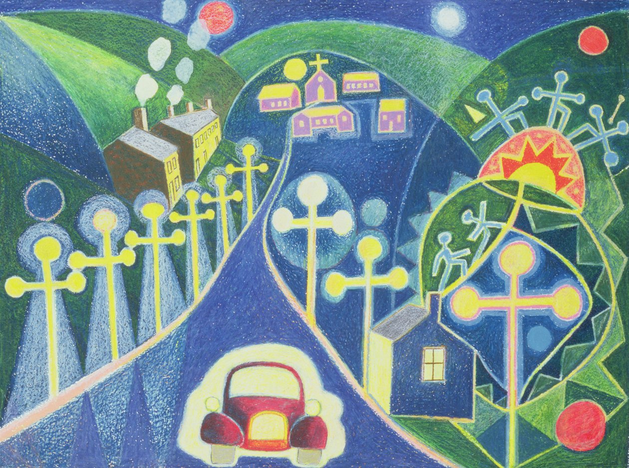 Mystiek dorp door Peter Davidson