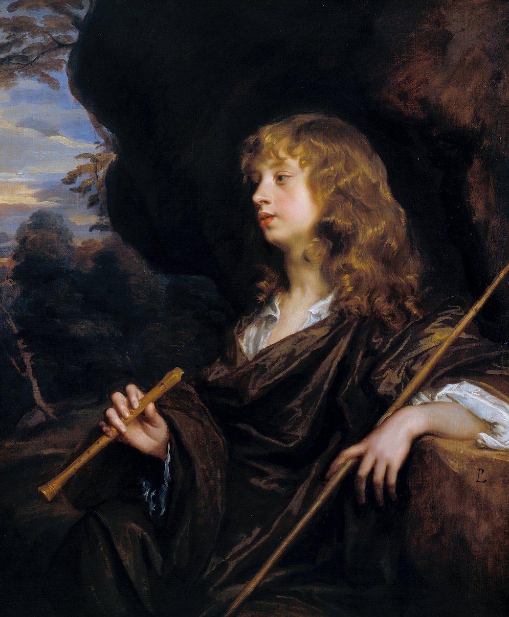 Een jongen als herder door Peter Lely