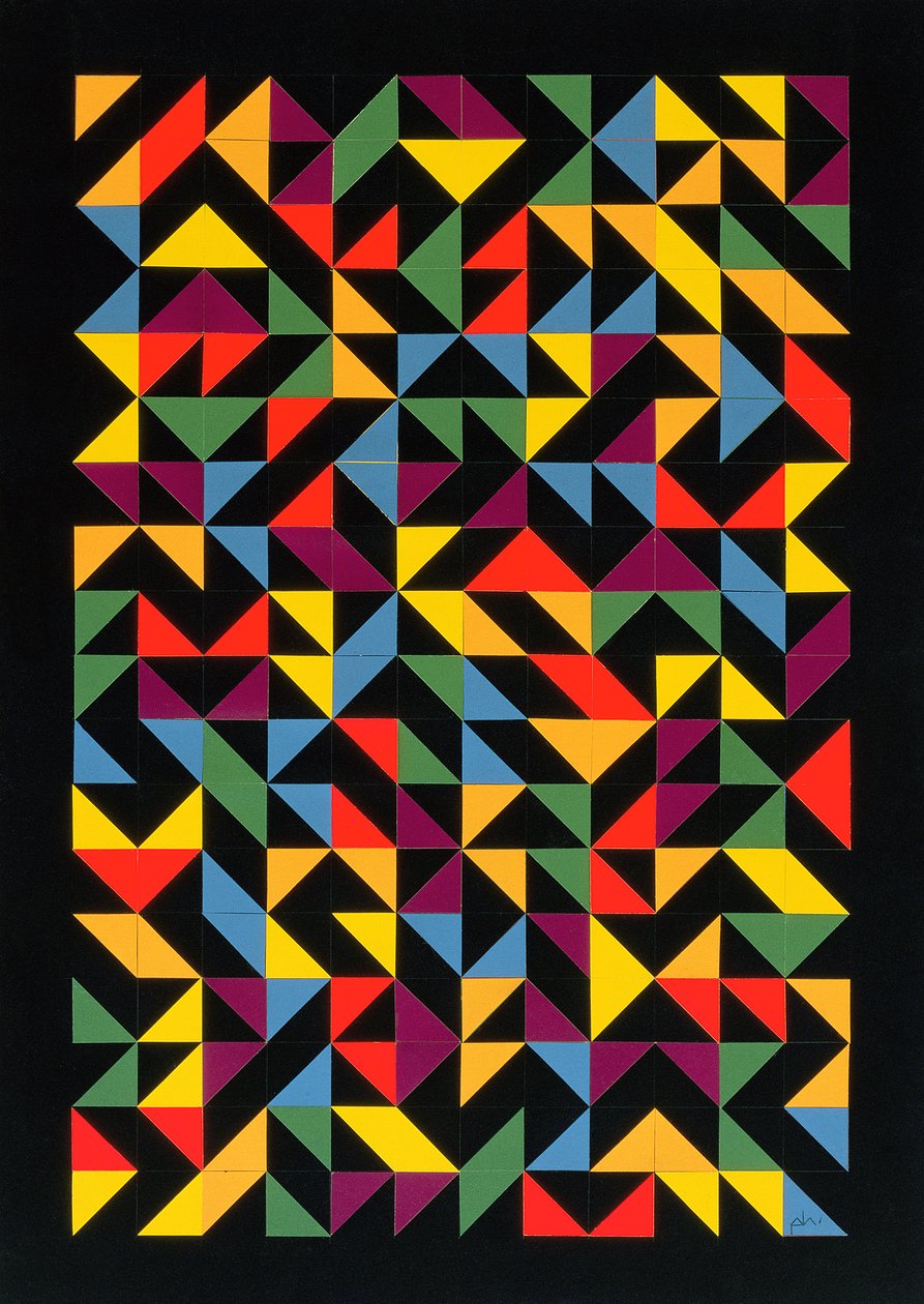3x36 Permutaties, 1986 door Peter McClure