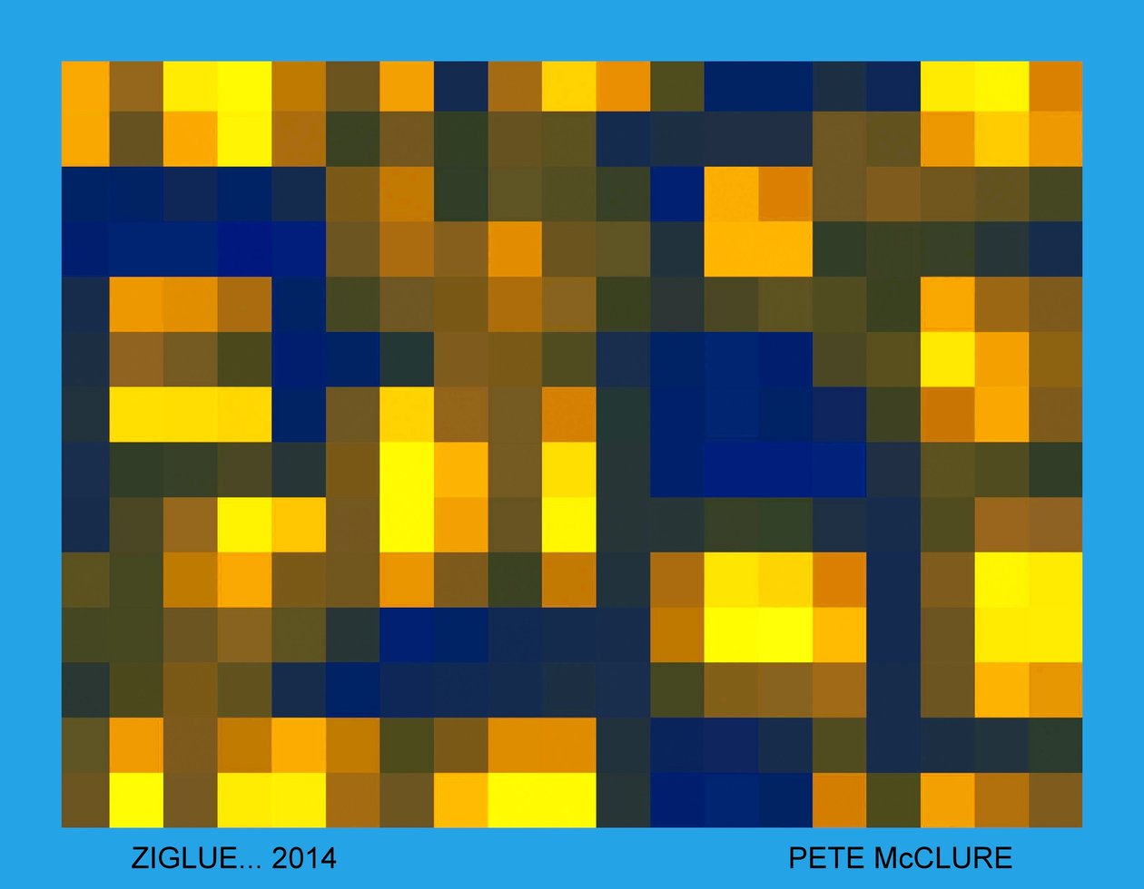 ZIGLUE, 2013 door Peter McClure