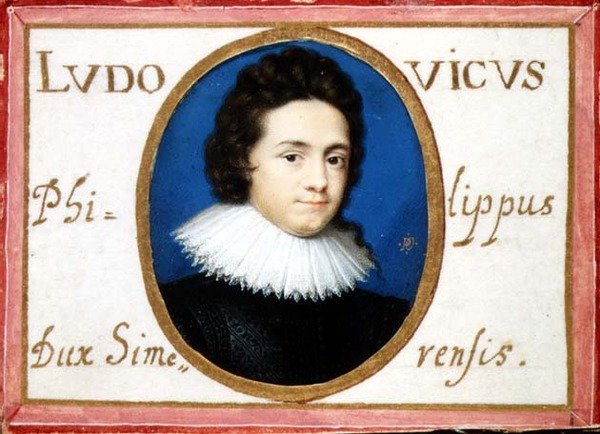 Portret van Ludwig Philip, Hertog van Simmeren (1611-55) door Peter Oliver