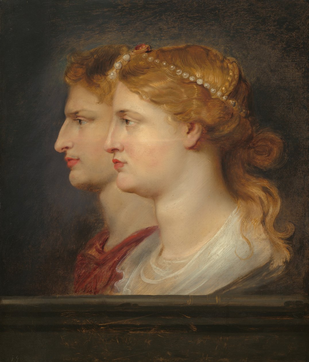 Agrippina en Germanicus door Peter Paul Rubens