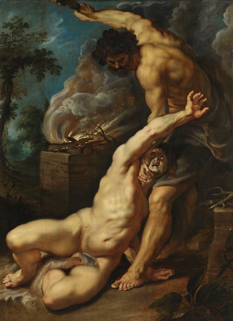 Kaïn doodt Abel door Peter Paul Rubens