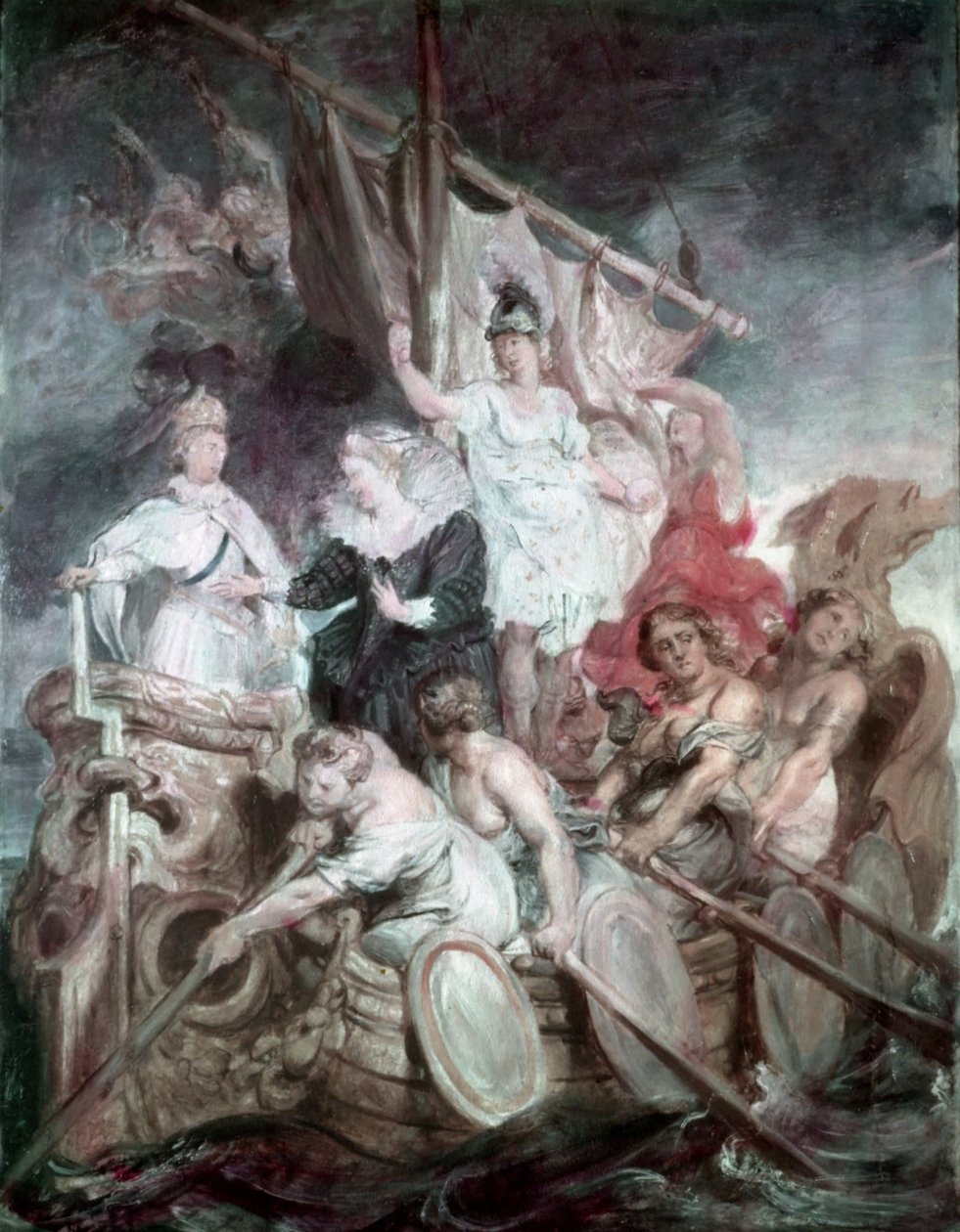 De meerderjarigheid van Lodewijk XIII door Peter Paul Rubens