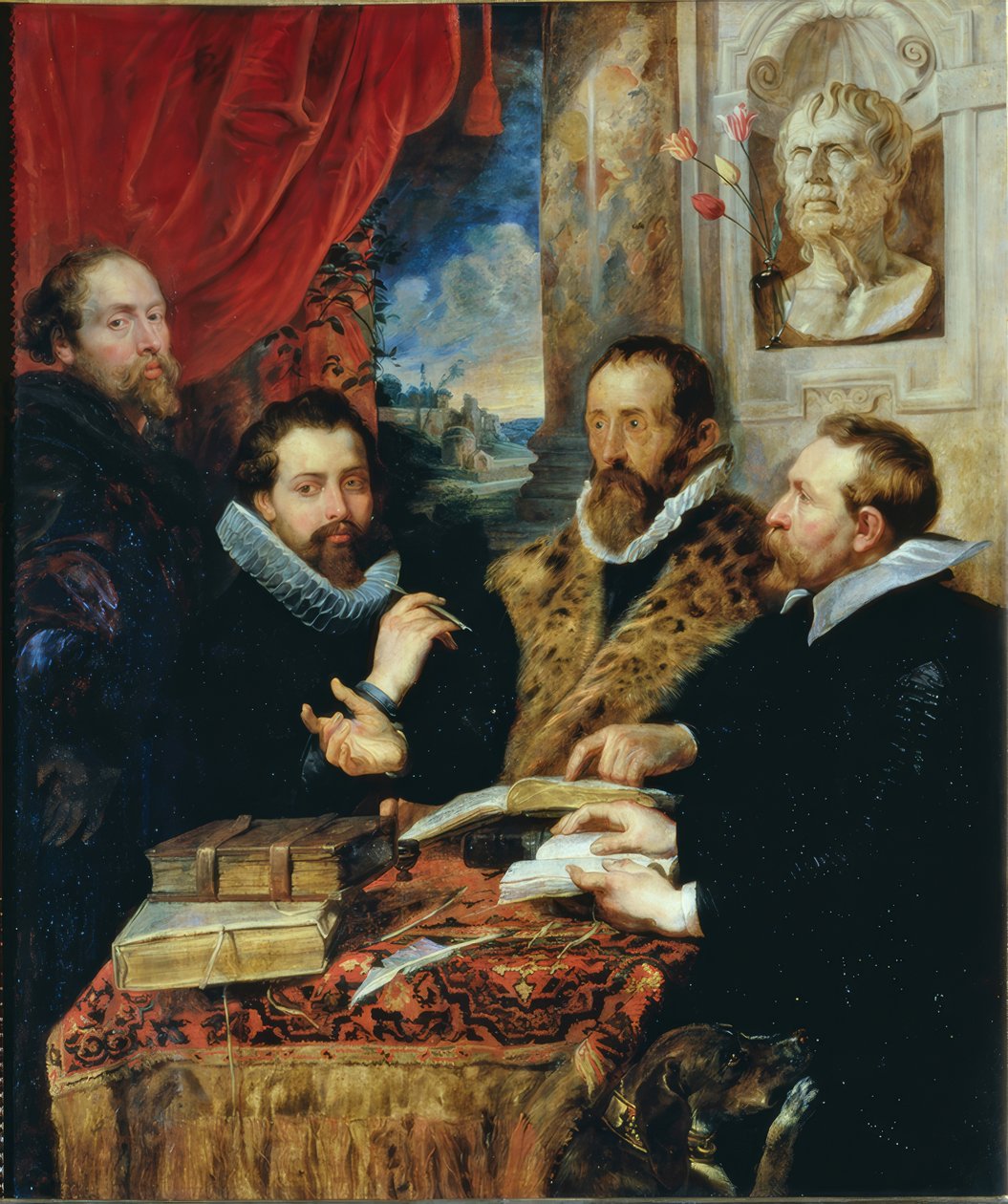 De vier filosofen door Peter Paul Rubens