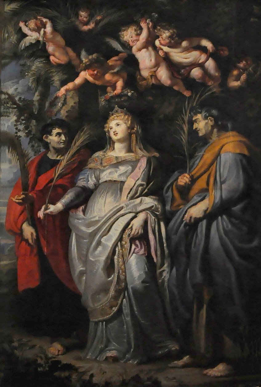 Flavia Domitilla van Terracina door Peter Paul Rubens