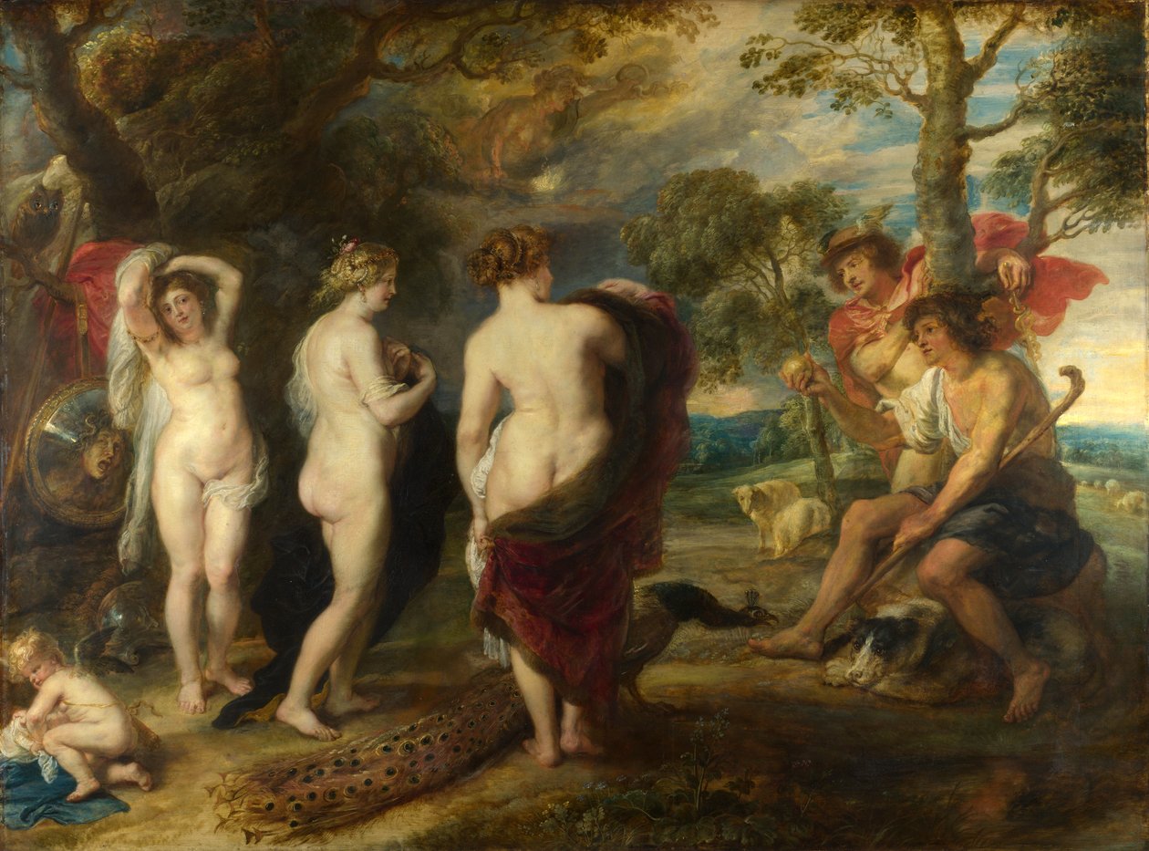 Het oordeel van Parijs door Peter Paul Rubens