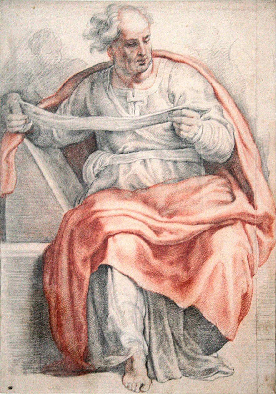De profeet Joël door Peter Paul Rubens