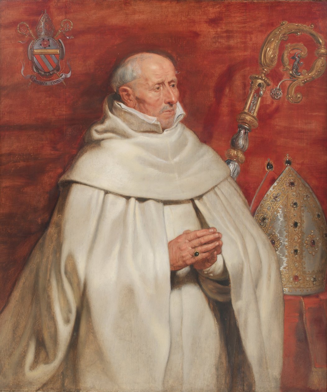 Matthaeus Yrsselius (1541-1629), Abt van Sint-Michielsabdij in Antwerpen door Peter Paul Rubens