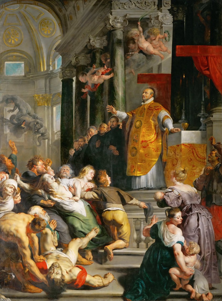 Wonder van St. Ignatius door Peter Paul Rubens