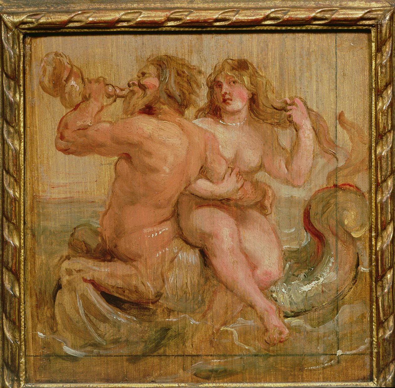 Nereïde en Triton, 1636 door Peter Paul Rubens
