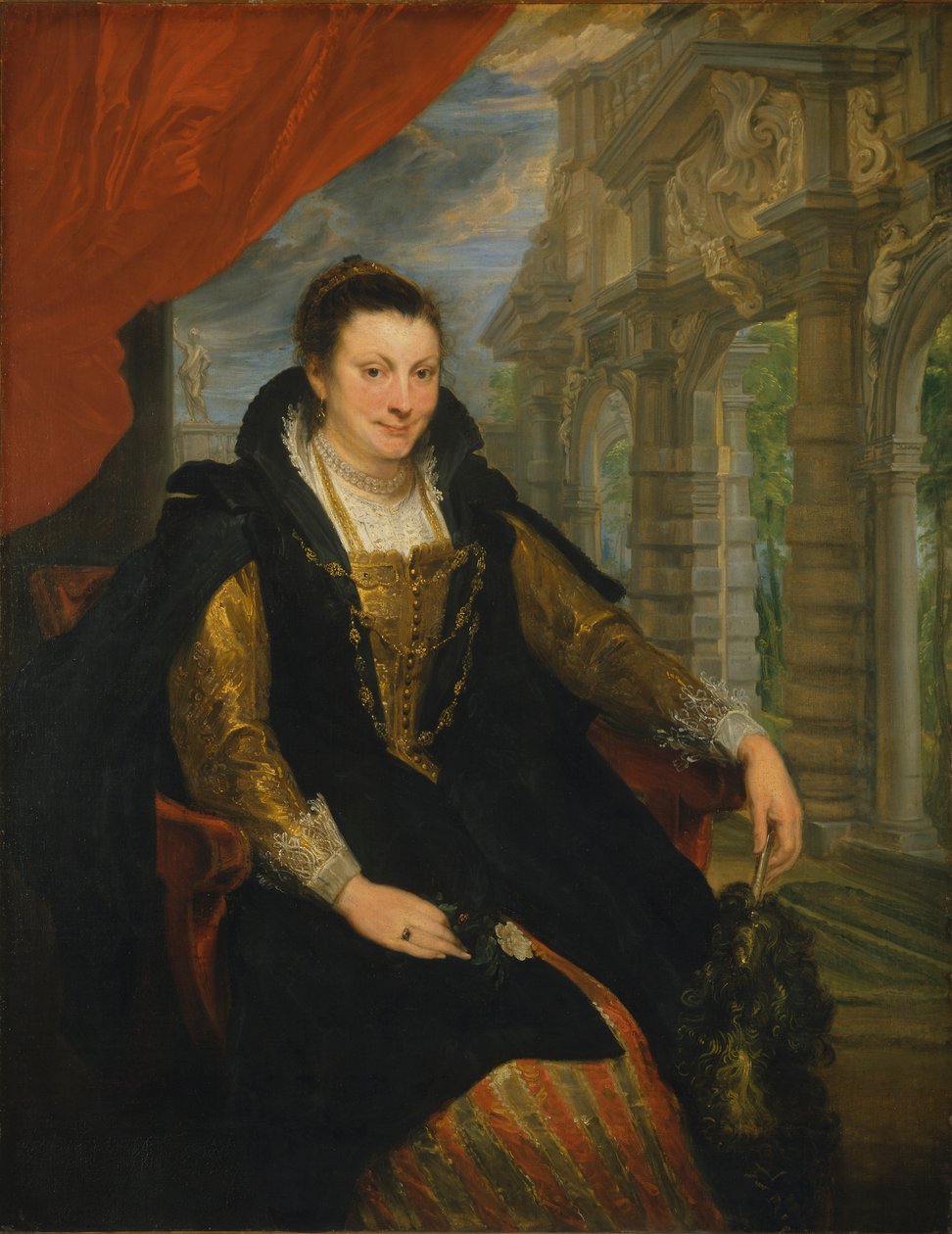 Portret van Isabella Brant door Peter Paul Rubens