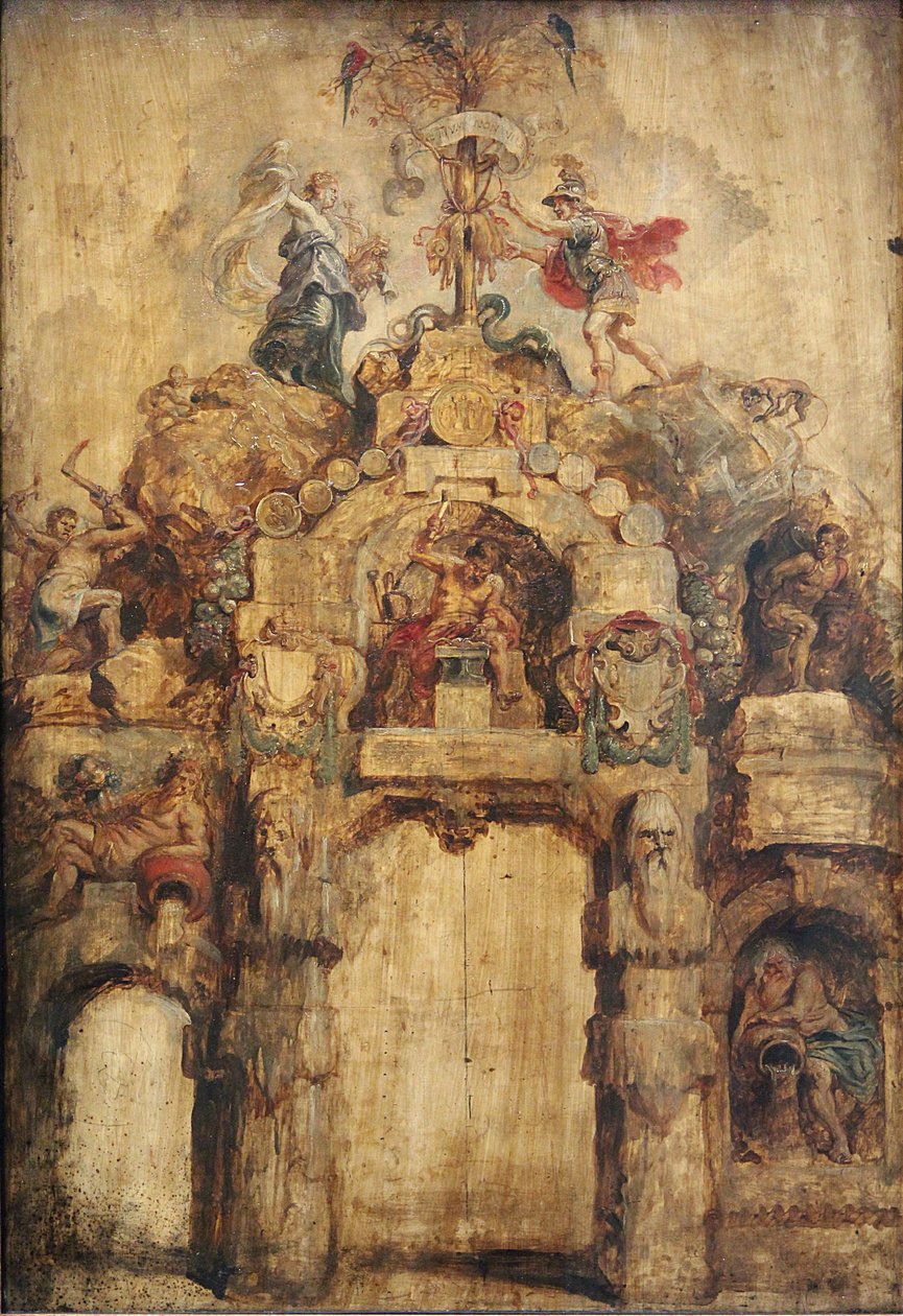 De boog van de munt door Peter Paul Rubens