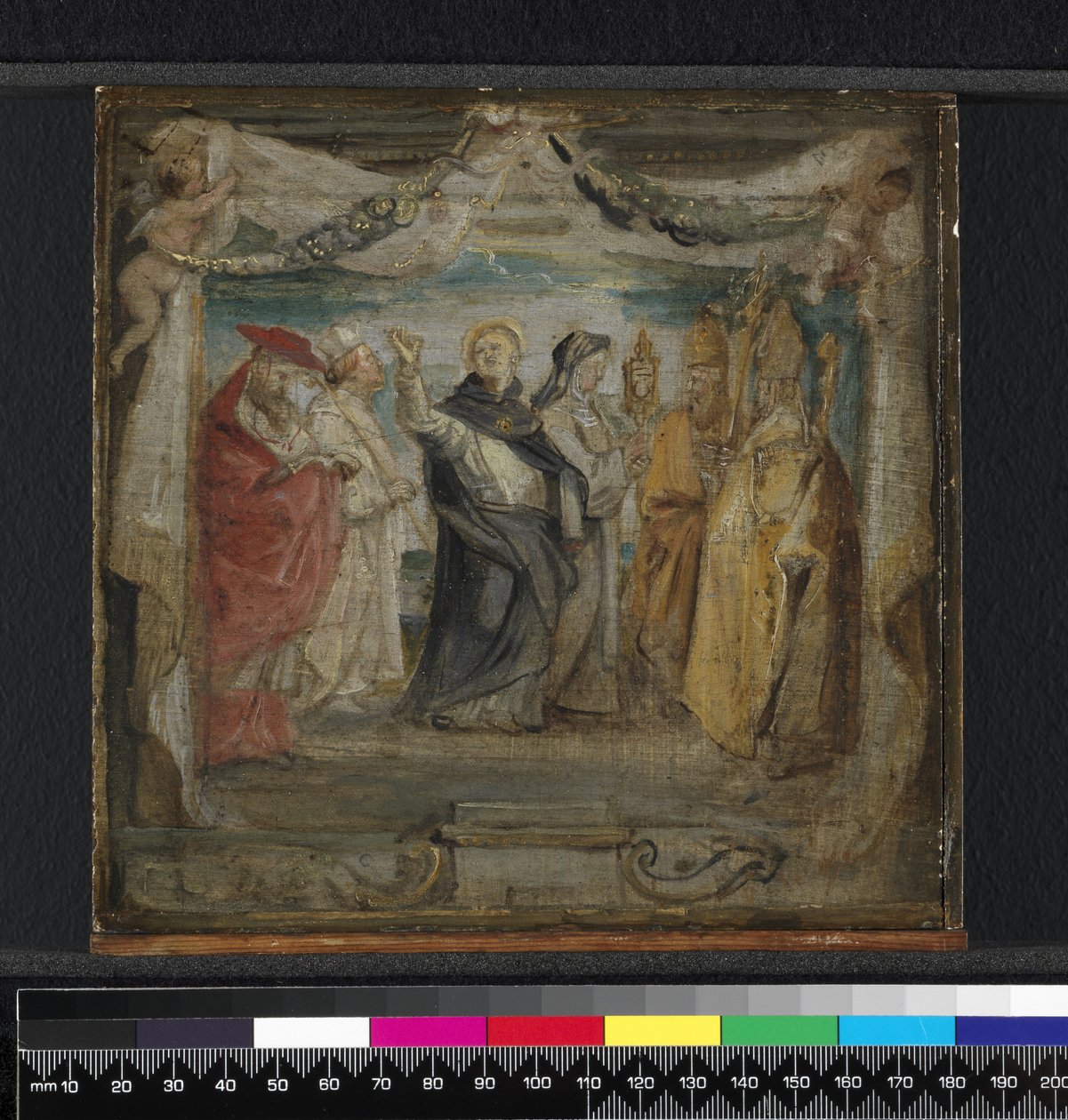 De Verdedigers van de Eucharistie, ca. 1625-26 door Peter Paul Rubens