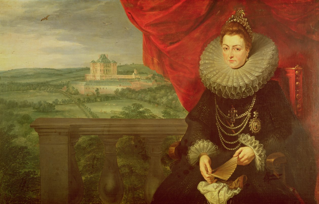 De Infanta Isabella Clara Eugenia (1566-1633) door Peter Paul Rubens
