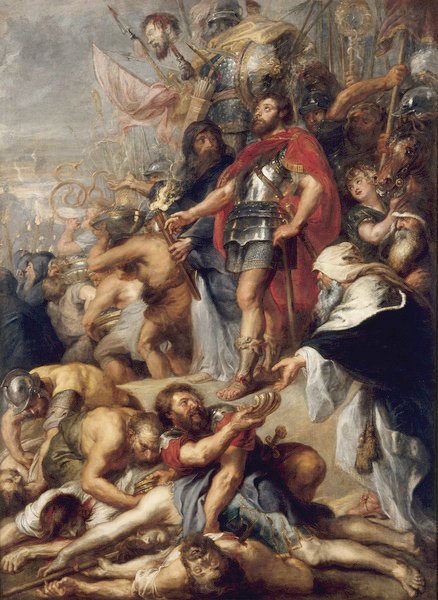 De triomf van Judas Maccabeüs door Peter Paul Rubens