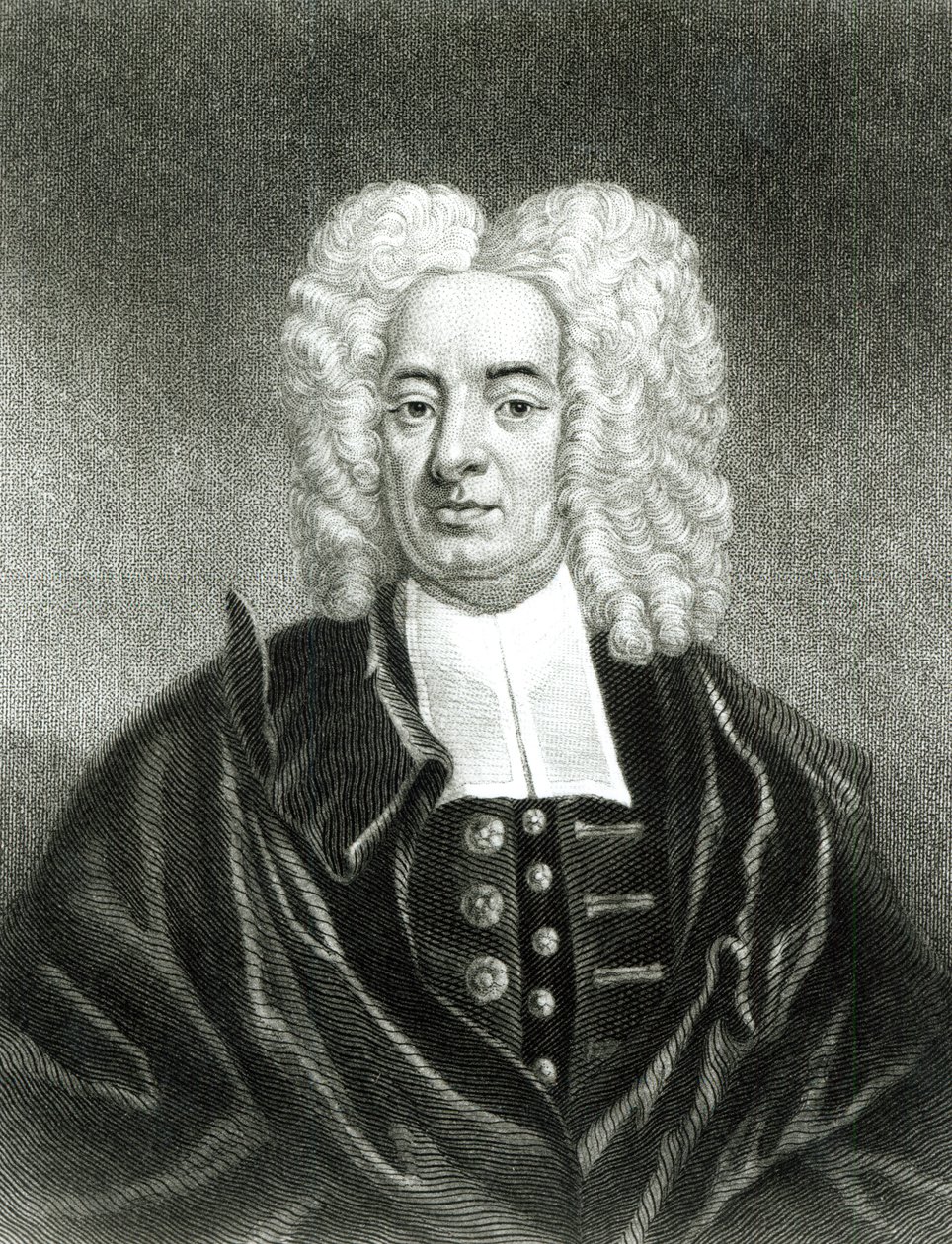 Cotton Mather (1663-1728) gegraveerd door Charles Edward Wagstaff en J. Andrews door Peter Pelham
