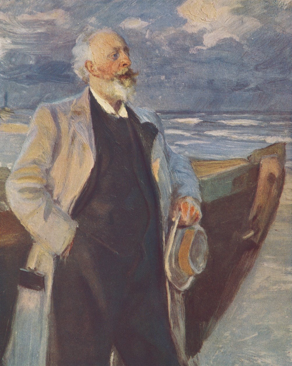 Holger Drachman door Peder Severin Krøyer