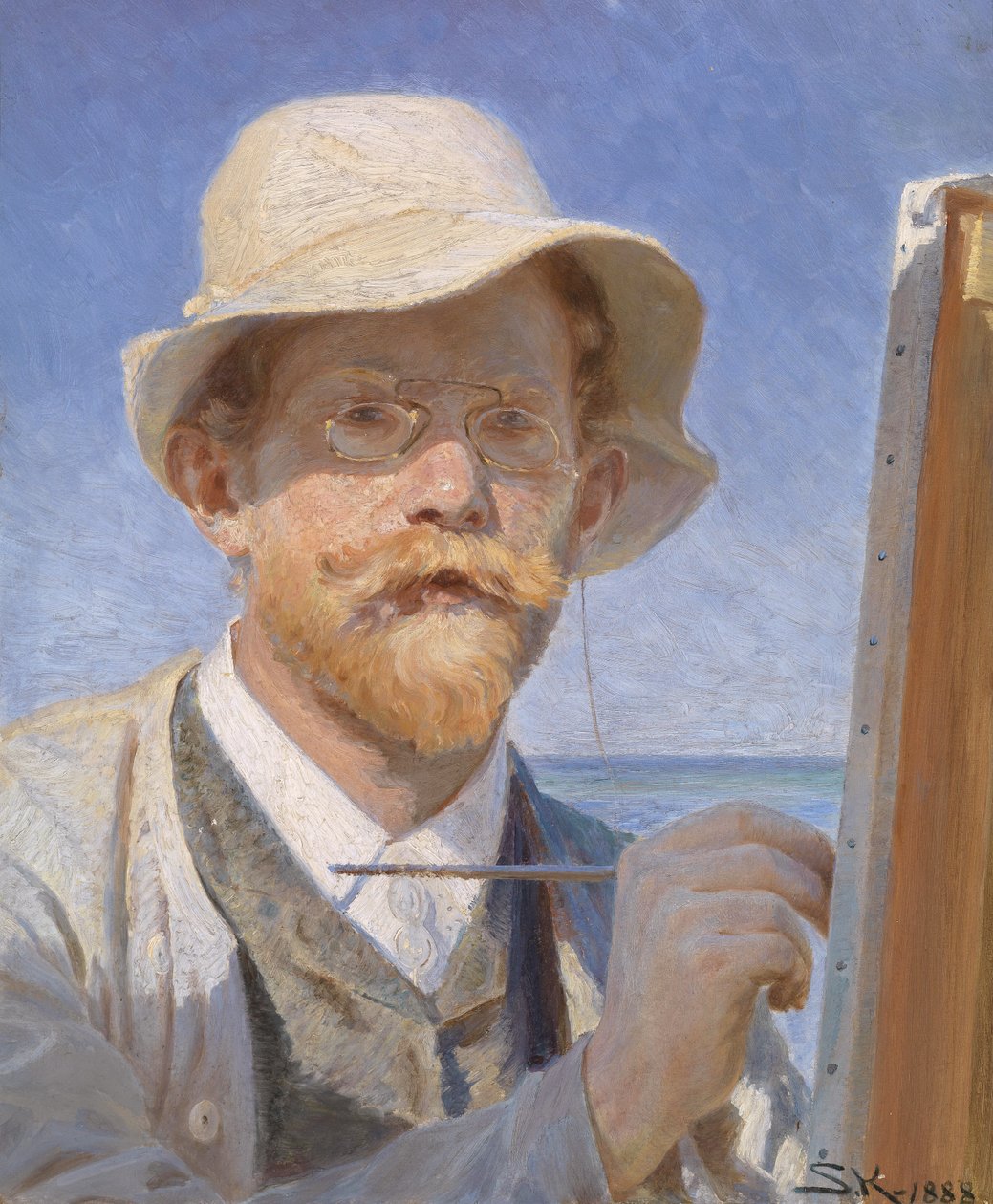 Zelfportret door Peder Severin Krøyer