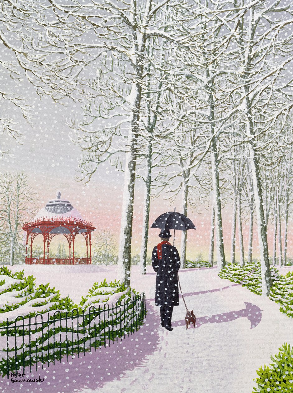 Eenzame wandeling door Peter Szumowski