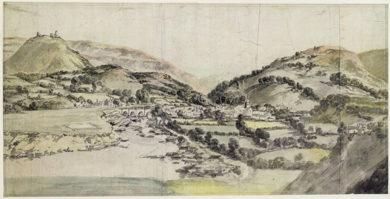 De Vallei van Llangollen door Peter Tillemans