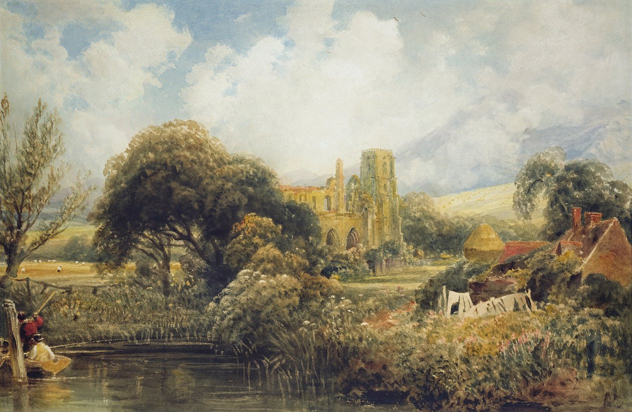 Llandaff, 1829 door Peter de Wint
