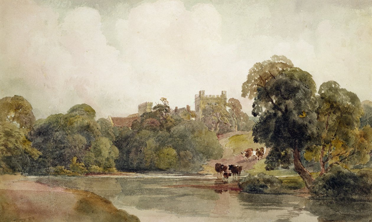 Mortham Tower, County Durham door Peter de Wint