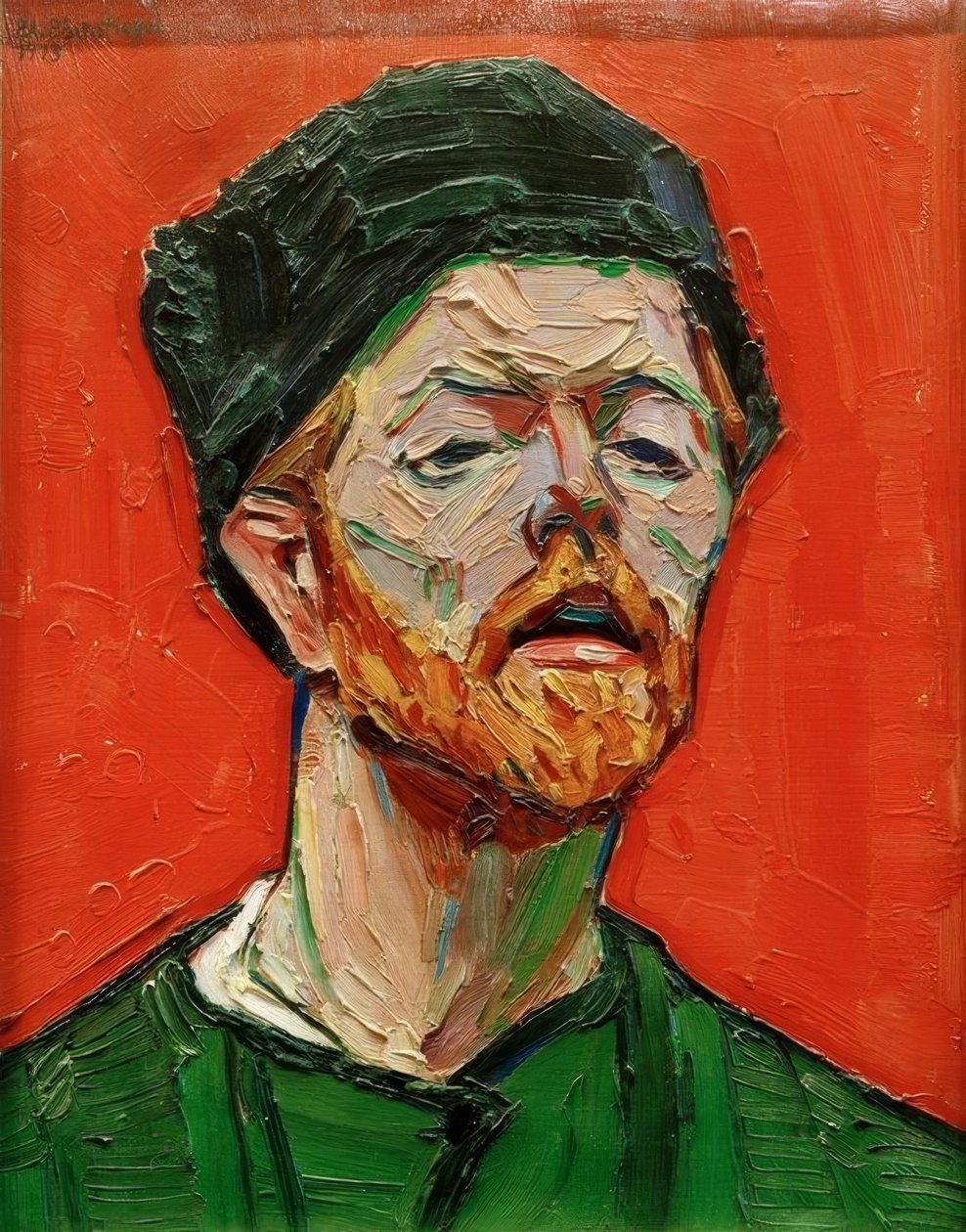 Zelfportret door Peter August Böckstiegel