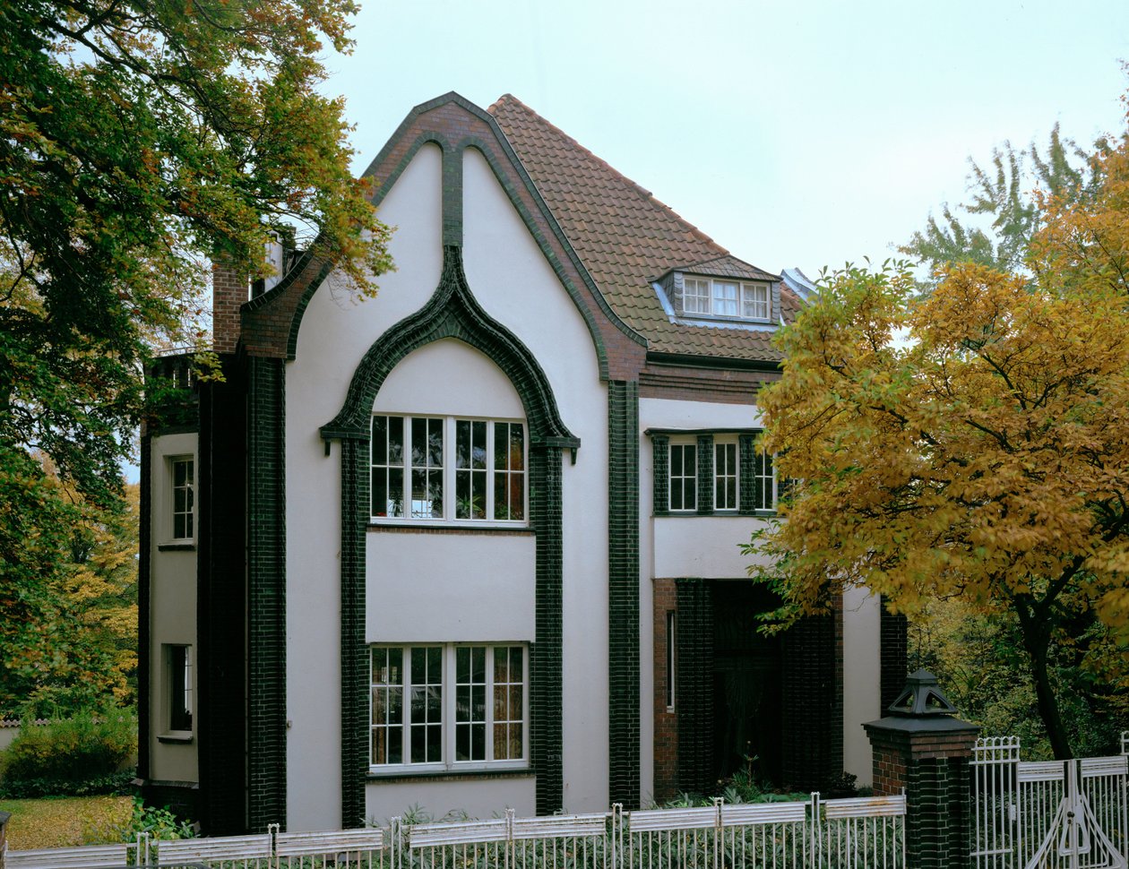Huis Behrens, Mathildenhoehe, Darmstadt ... door Peter Behrens