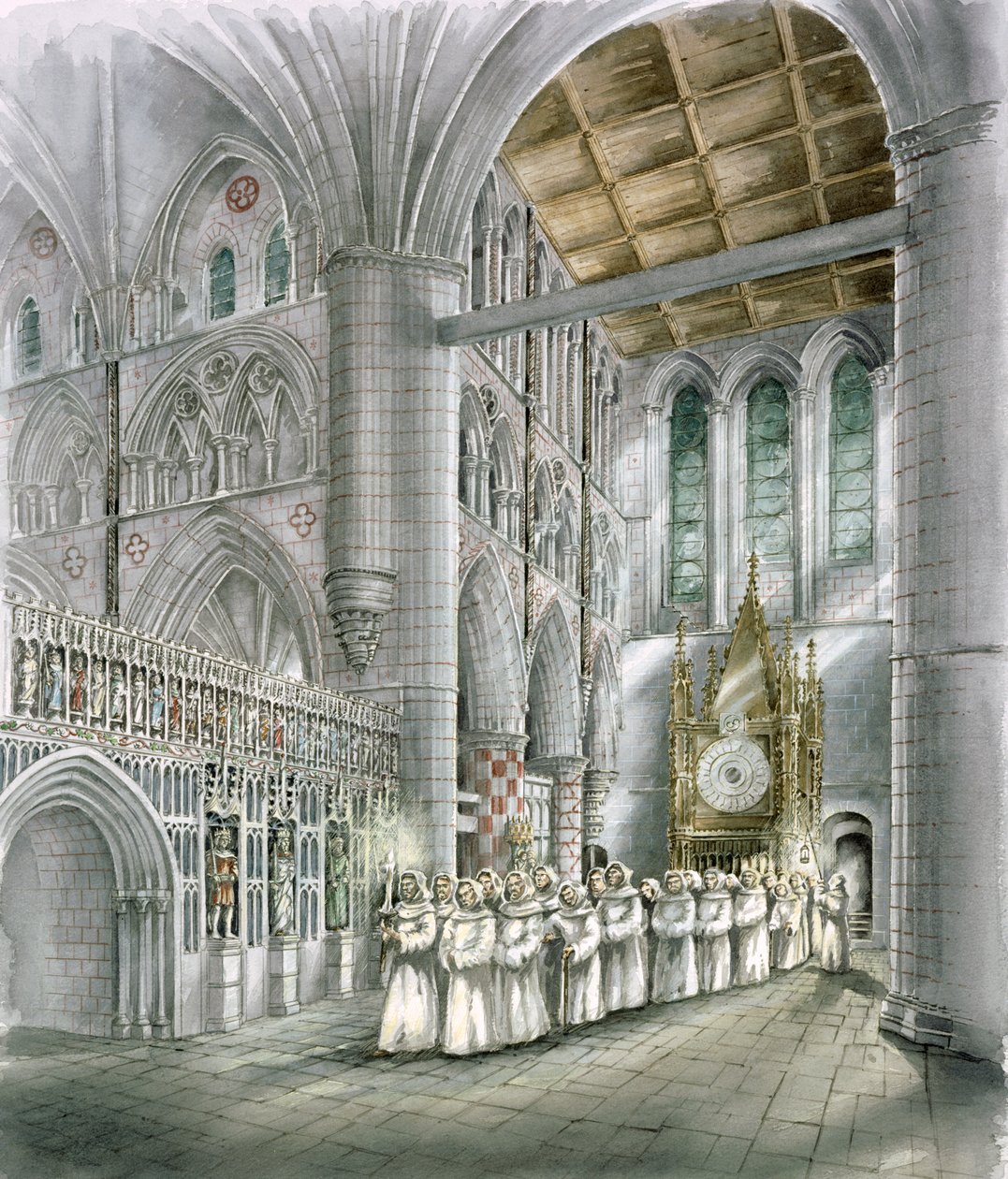 Rievaulx Abbey door Peter Dunn