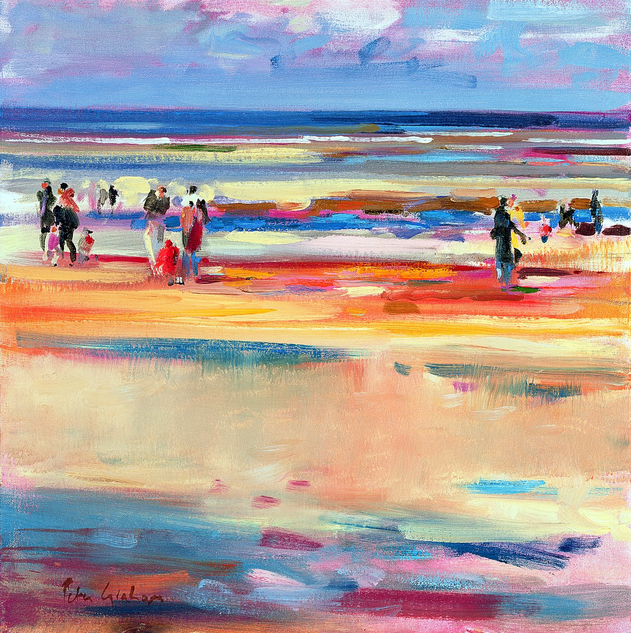 Boulevard de Boudin, 2001 door Peter Graham (Contemporary)