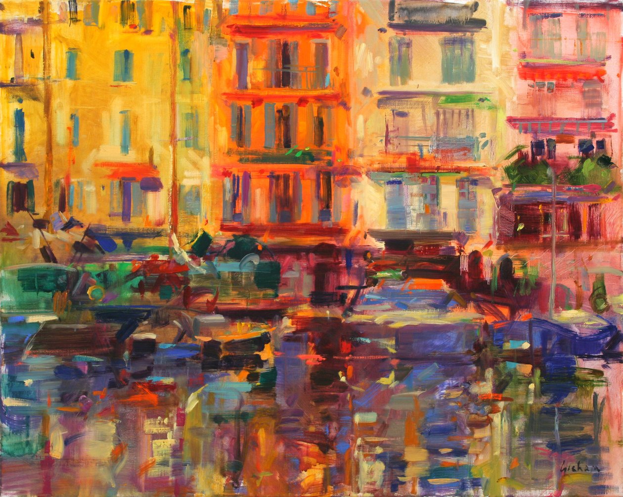 Grote Haven, Cannes door Peter Graham (Contemporary)