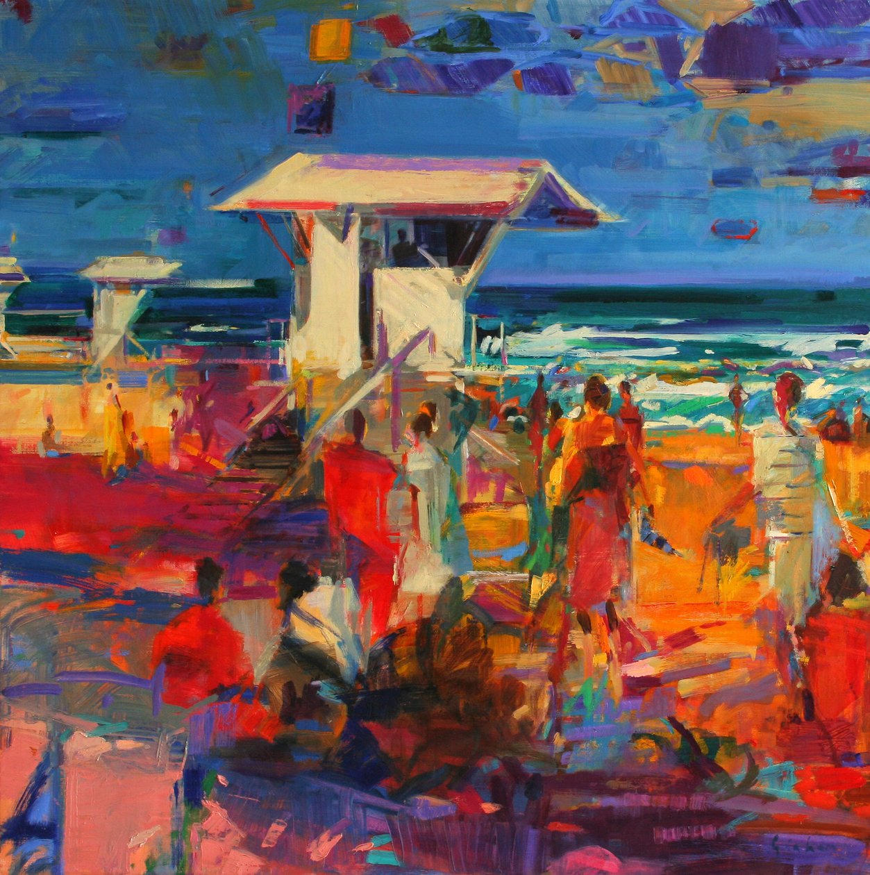 Palm Beach, Florida, 2011 door Peter Graham (Contemporary)