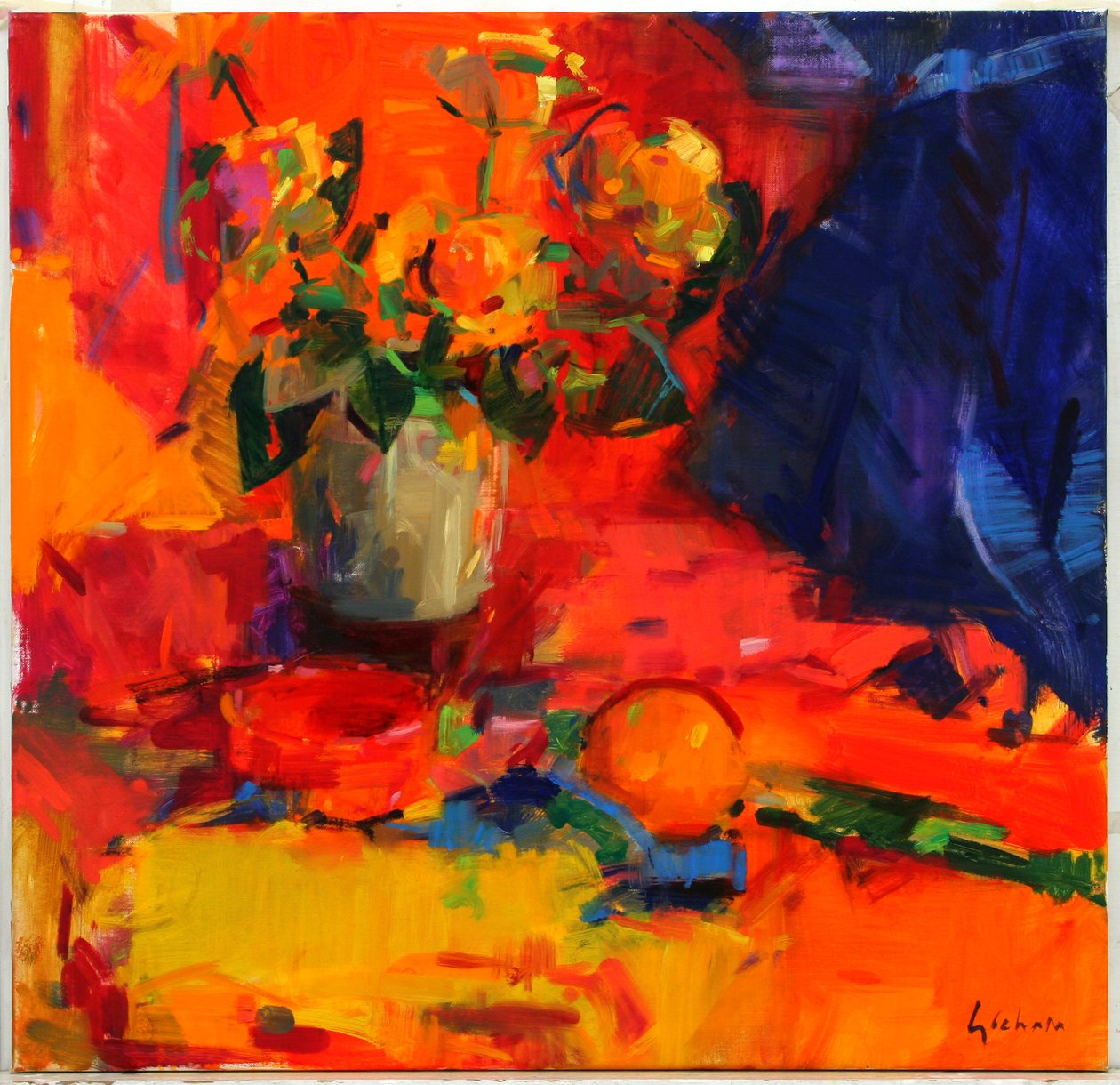 Zomertafel door Peter Graham (Contemporary)