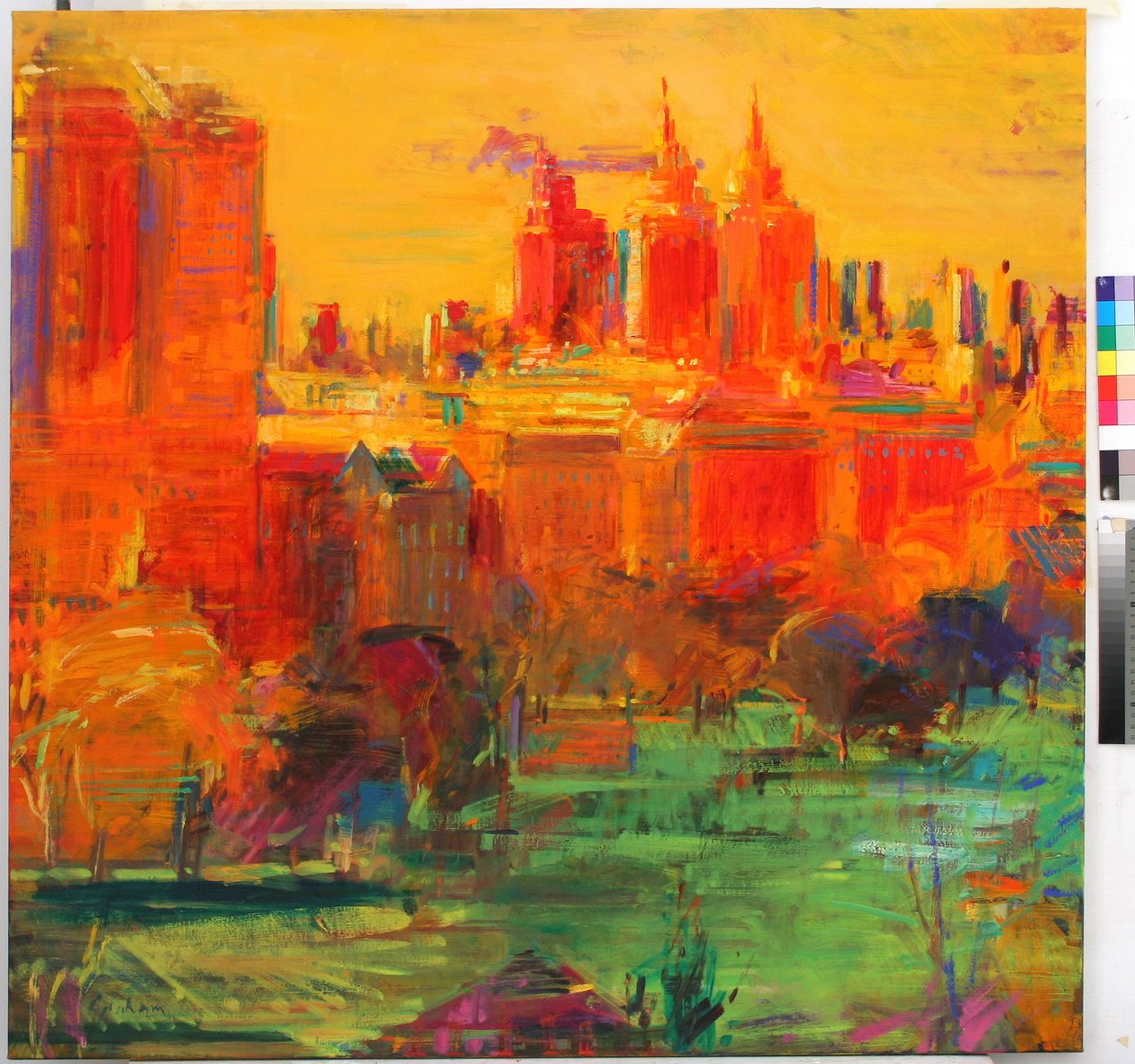 The Upper West Side, 2011 door Peter Graham (Contemporary)