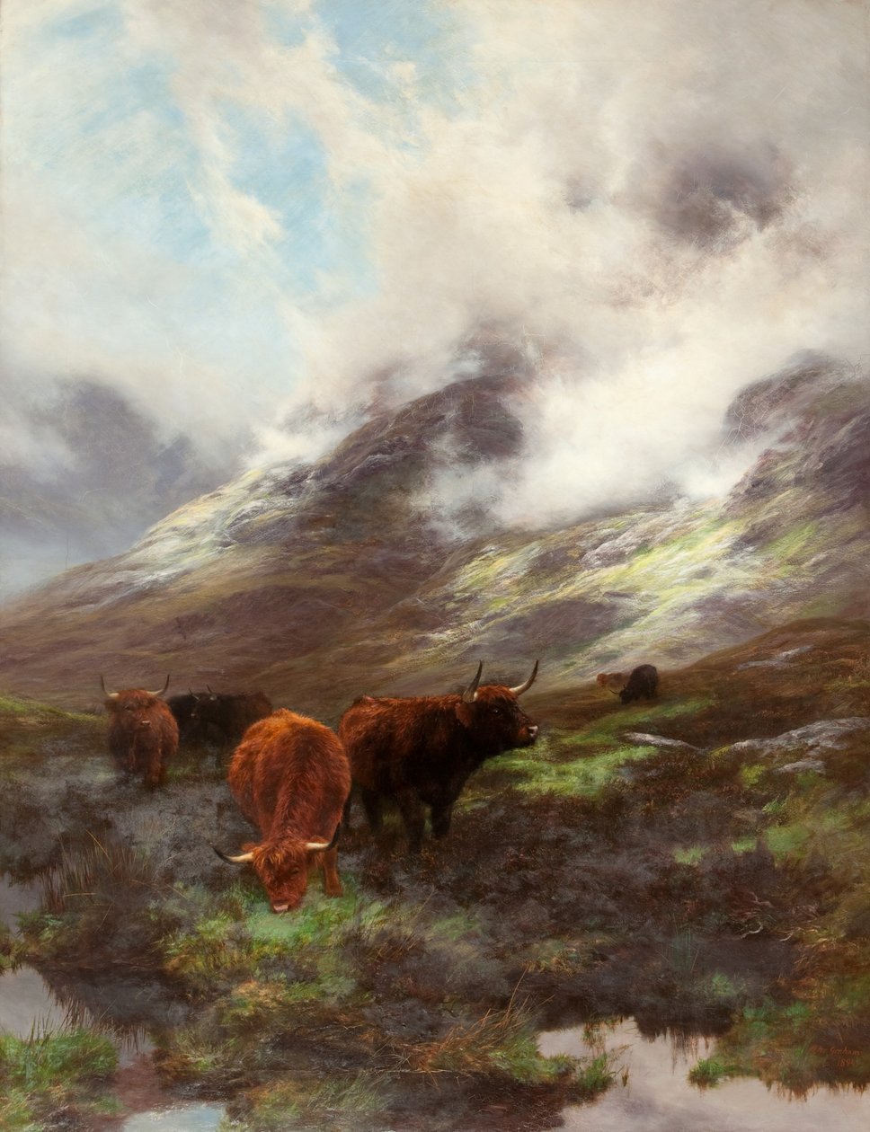 Het hoofd van de vallei, 1894 door Peter Graham