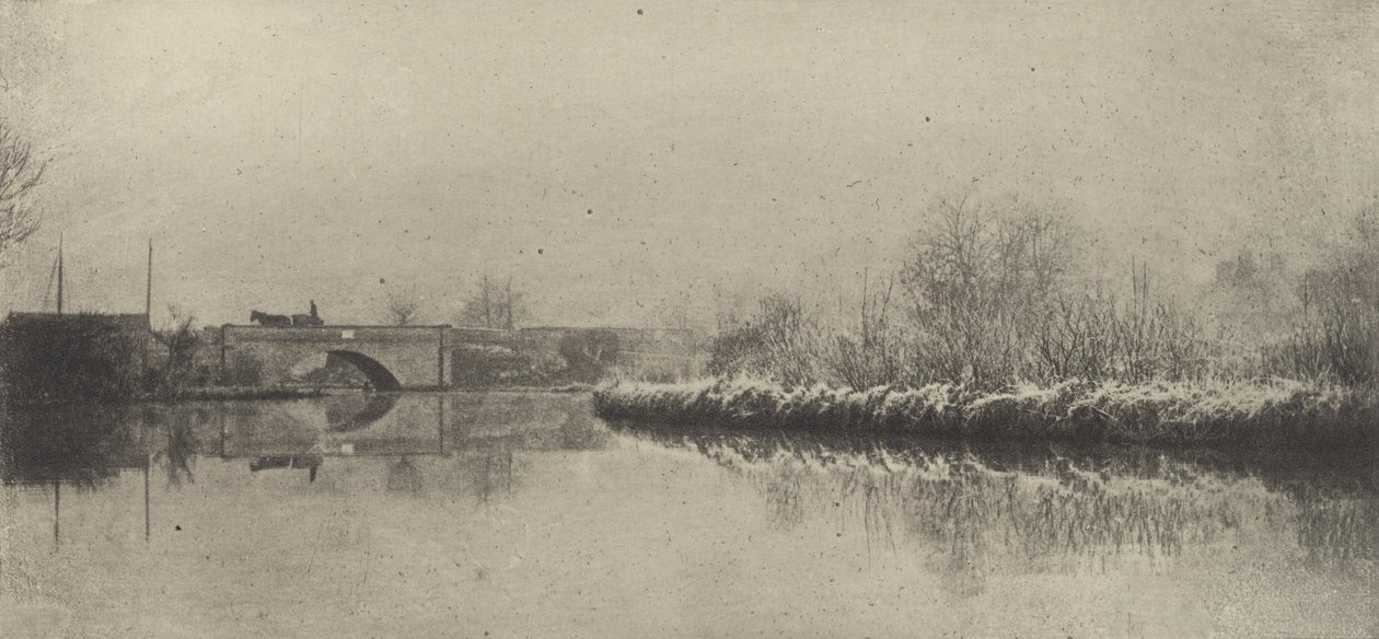 Een Koude Ochtend in Coltishall door Peter Henry Emerson