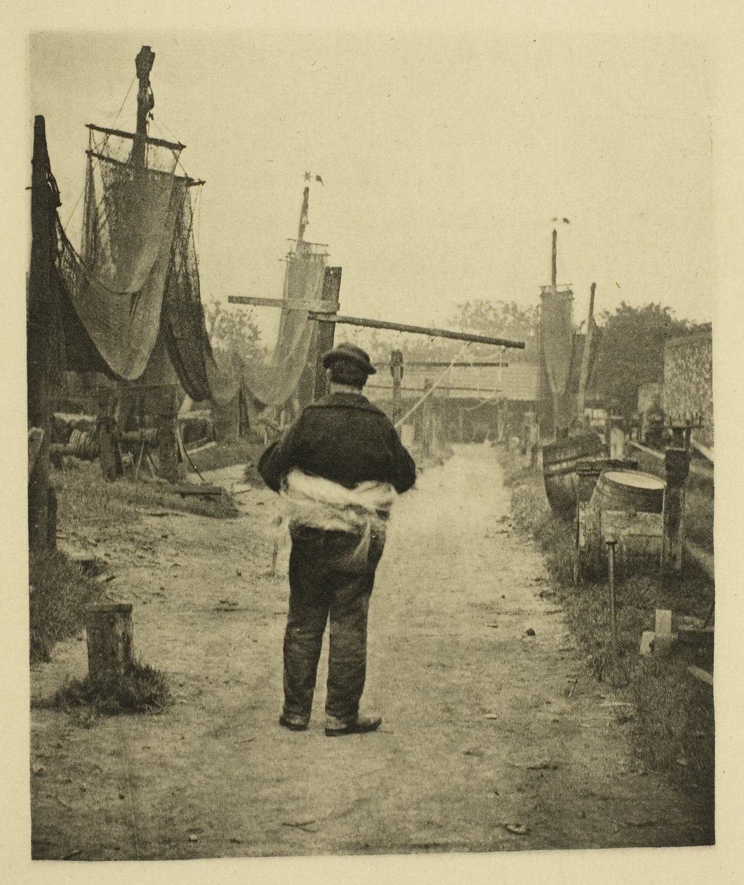 Een Touwslagerij door Peter Henry Emerson