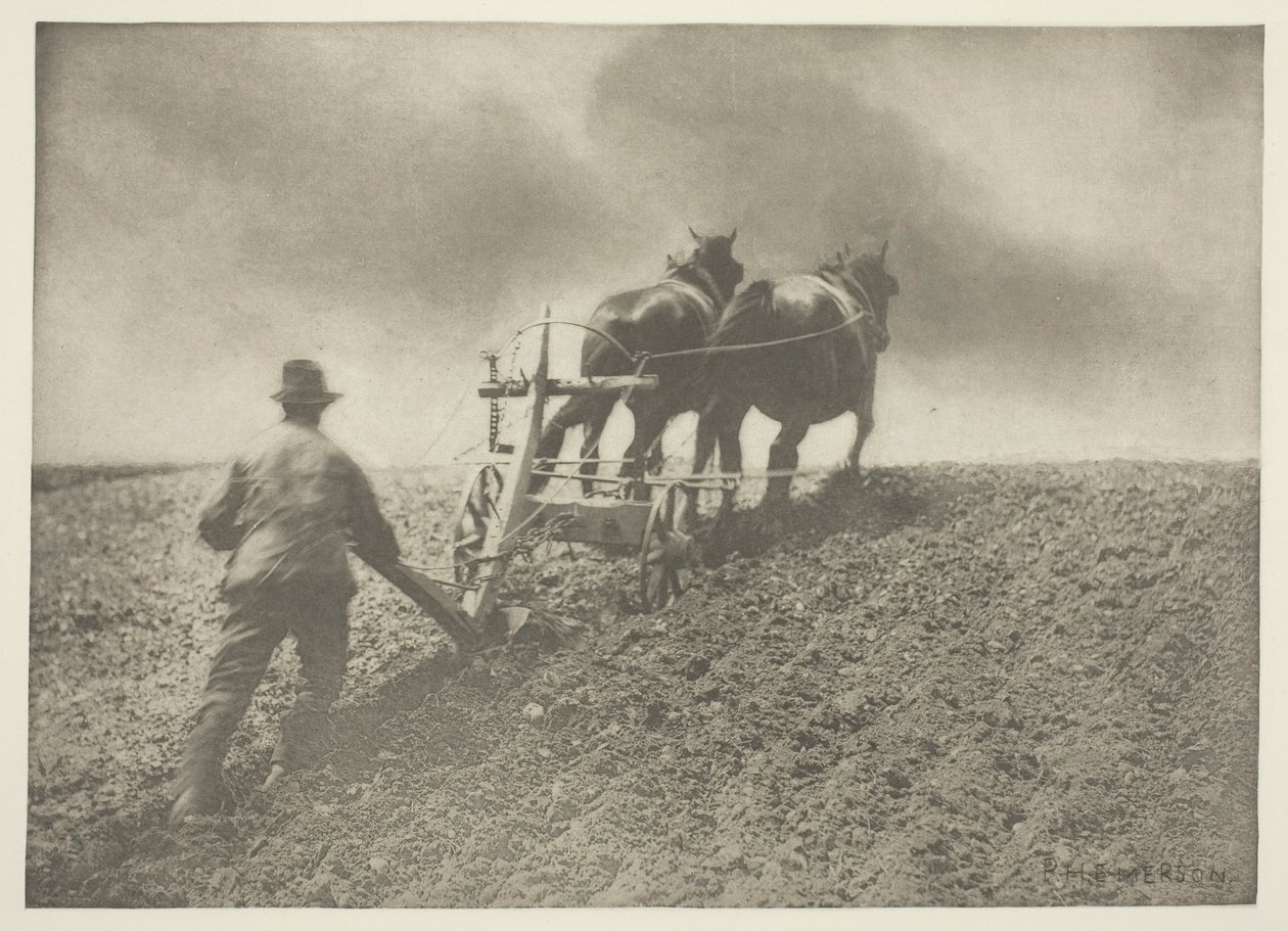 Een Strakke Trek, (Suffolk) door Peter Henry Emerson