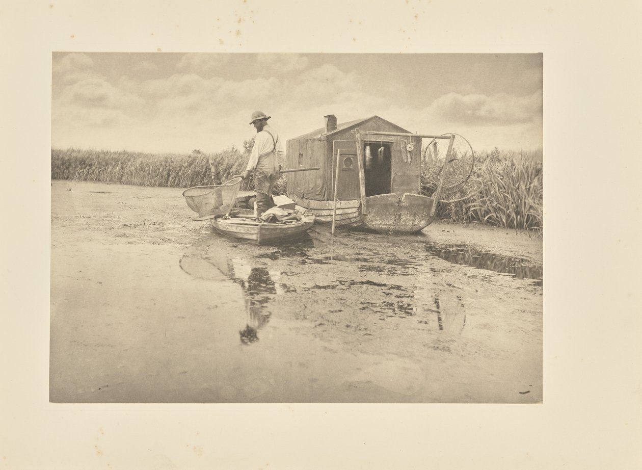 Het huis van een palingvanger door Peter Henry Emerson