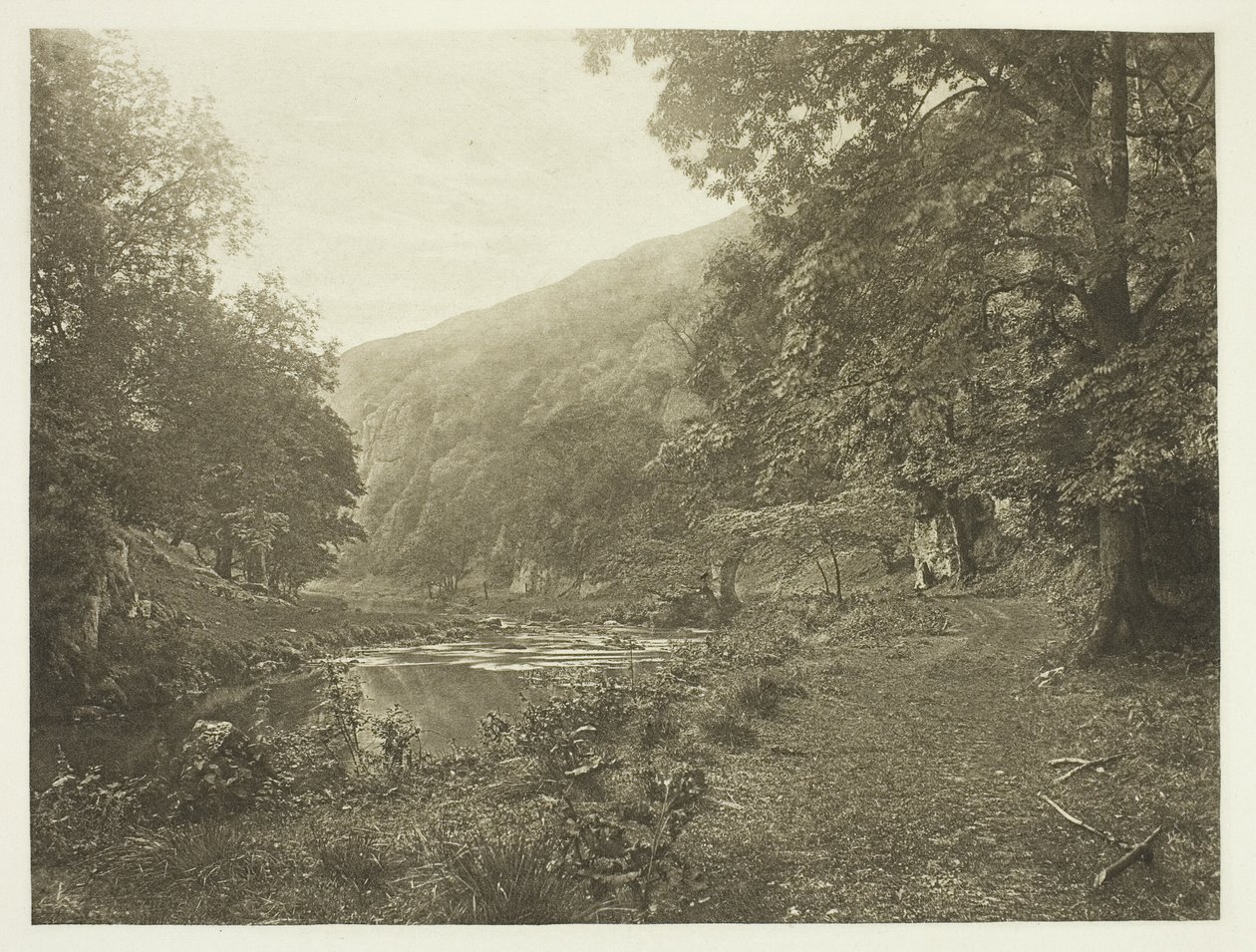In Dove Dale door Peter Henry Emerson