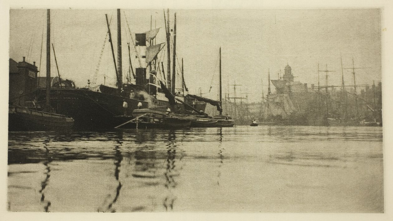 In de haven door Peter Henry Emerson