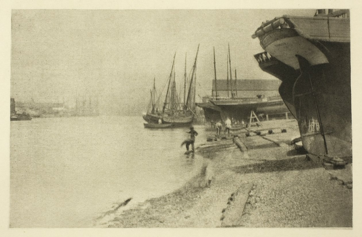 In de Yarmouth Rivier door Peter Henry Emerson