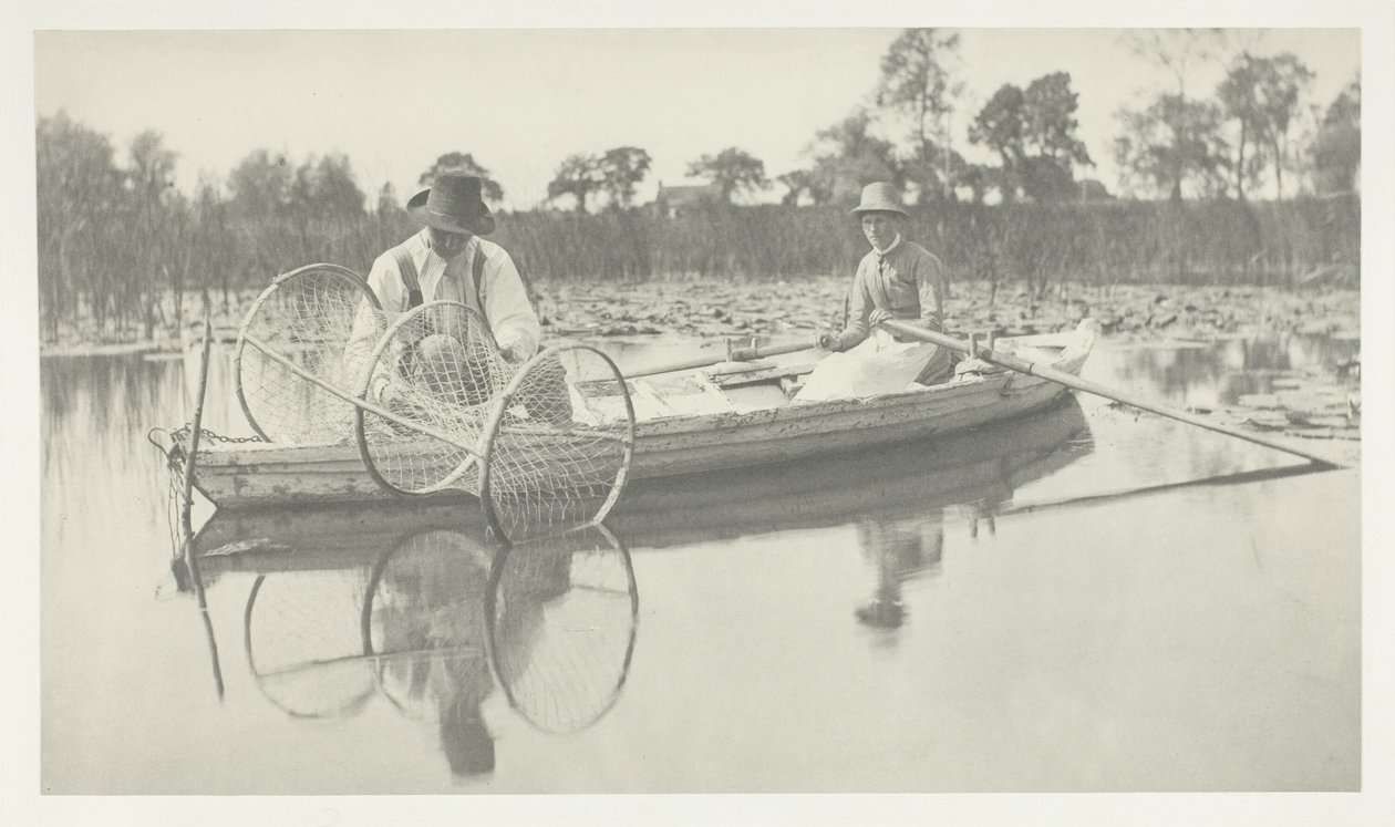 Het instellen van het boegnet door Peter Henry Emerson